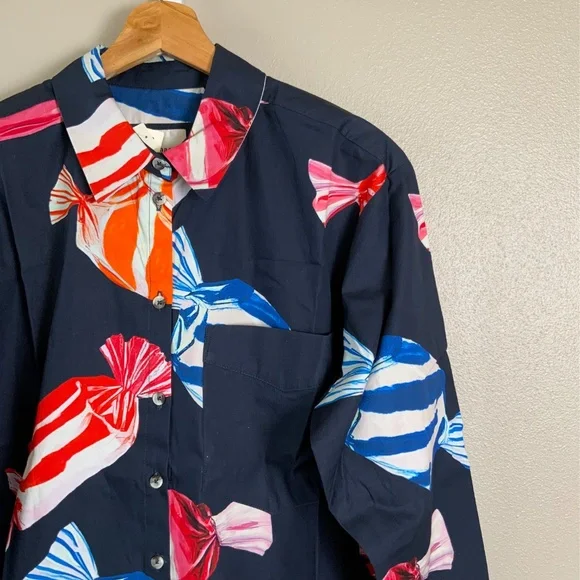 Anthropologie The Soren Long-Sleeve Shirt Dress by Maeve - Picture 9 of 16